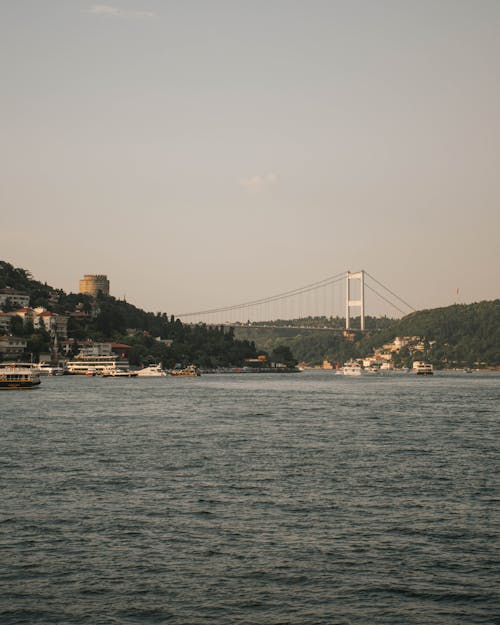 Clear Sky over Sea in Istanbul