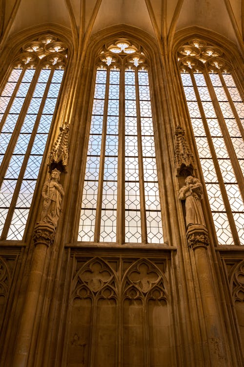 Ornate Windows in a Church 
