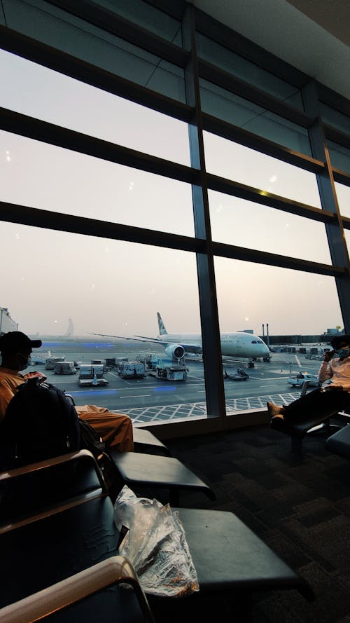 People Waiting in Airport