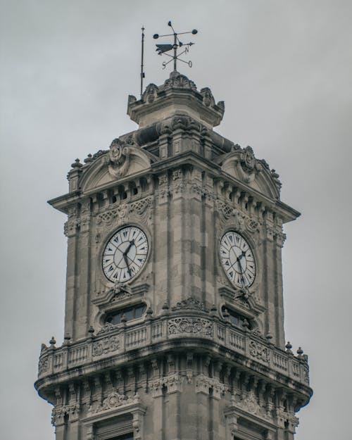 A Big Clock on a Tower