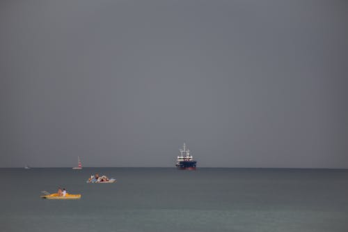 Free stock photo of black sea, gloomy sky, grey sky Stock Photo