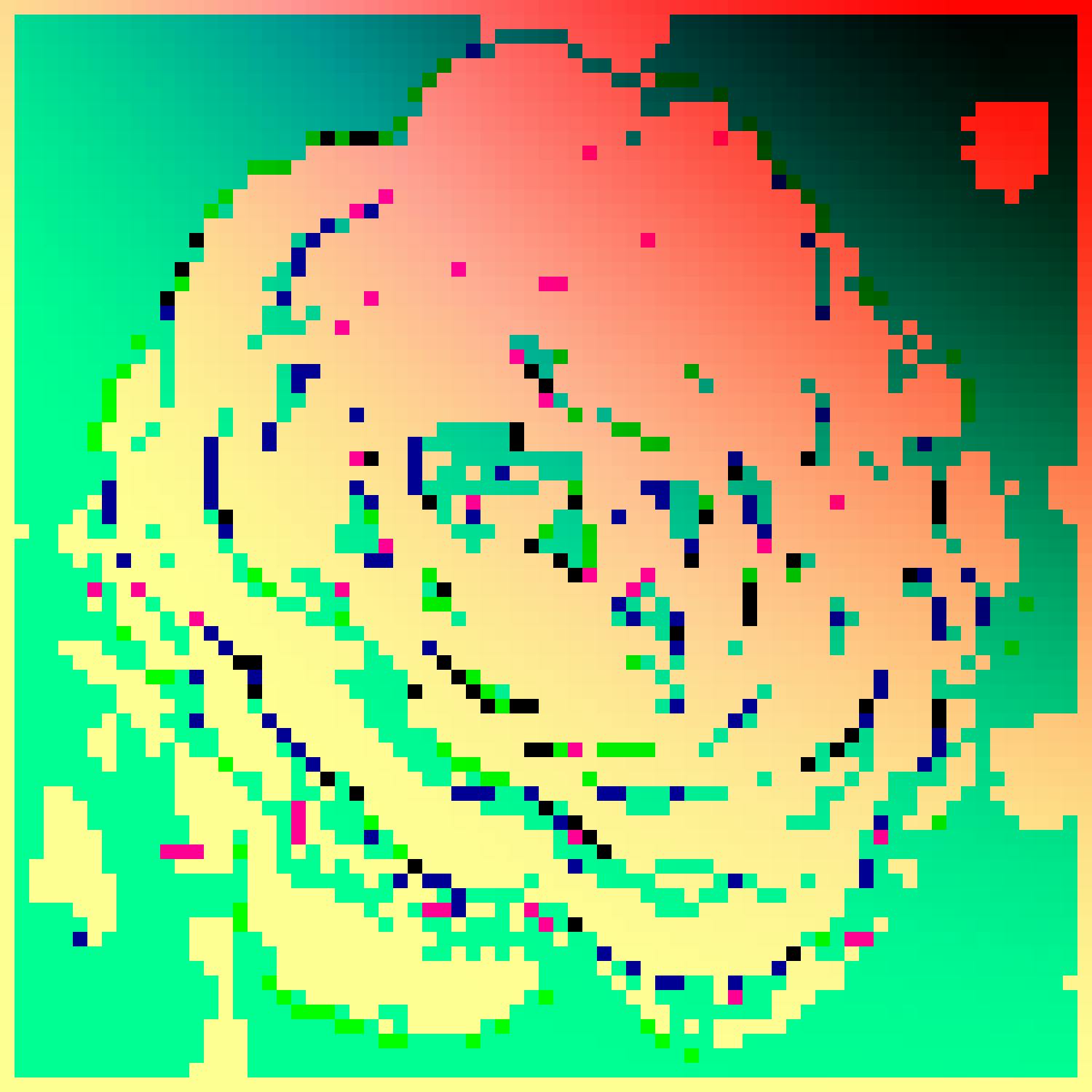 Free stock photo of art, pixel, rose