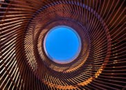 Red Cylindrical Metal