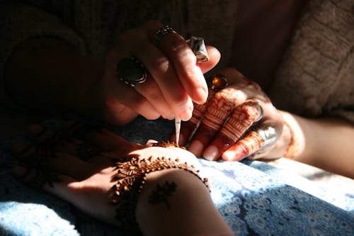 Free stock photo of henna