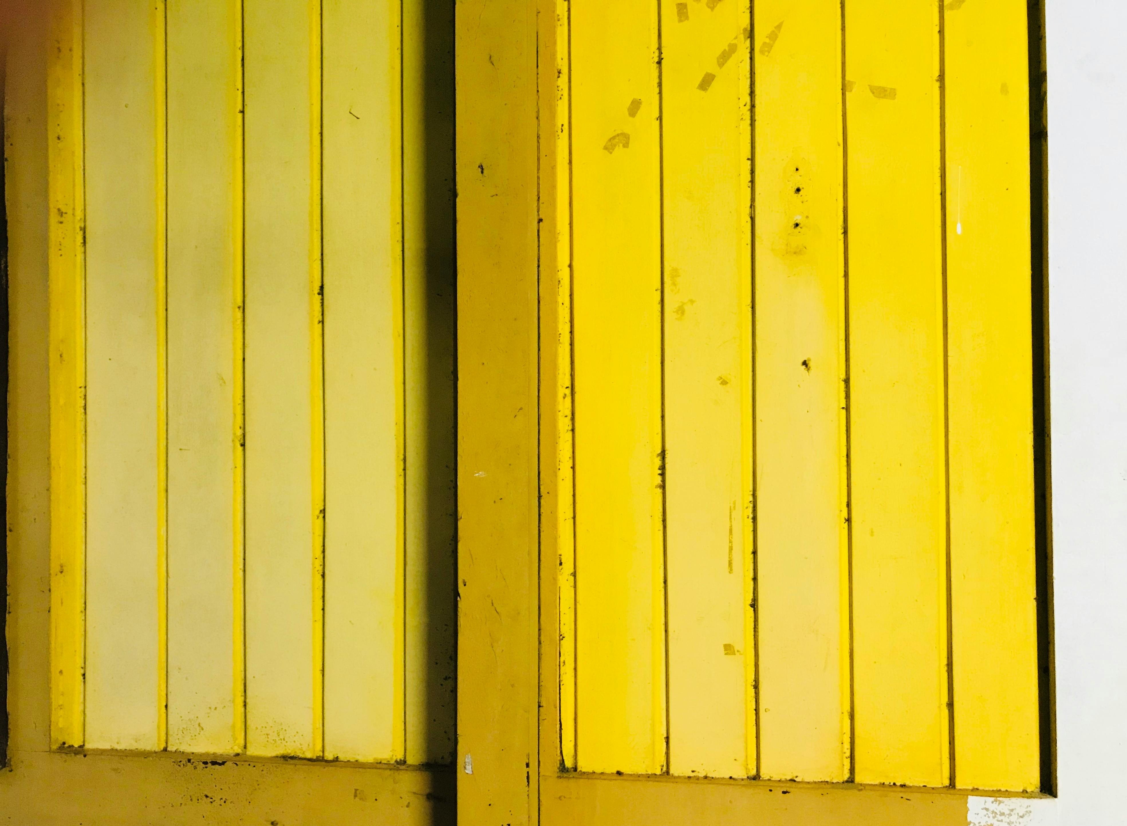 Yellow Wood Planks · Free Stock Photo