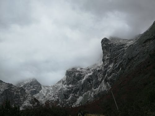 Gloomy Weather Over the Rocky Mountains