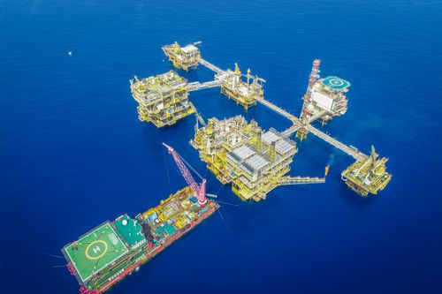 Offshore platform aerial