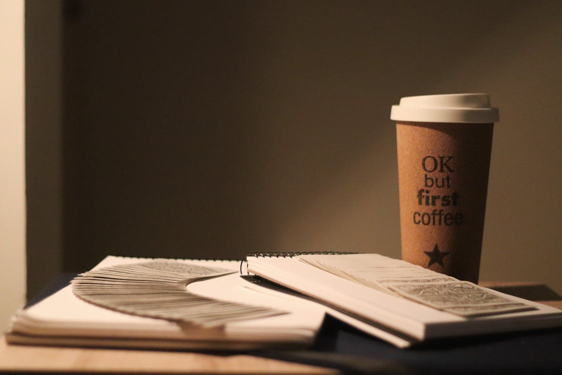 Free stock photo of cards, coffee, darkness Stock Photo