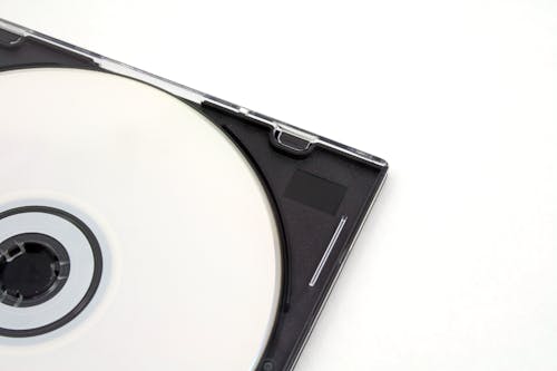 бесплатная белый компакт диск Стоковое фото
