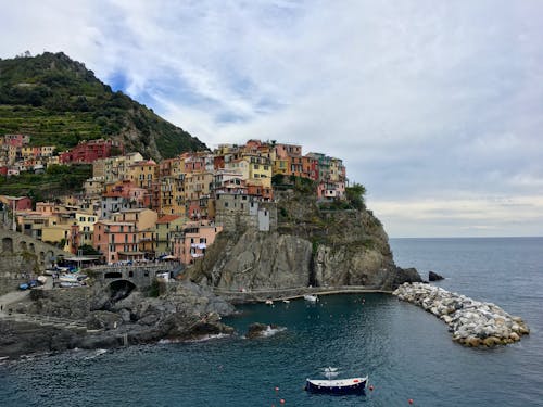 Δωρεάν στοκ φωτογραφιών με manarola, ακτή, βουνό