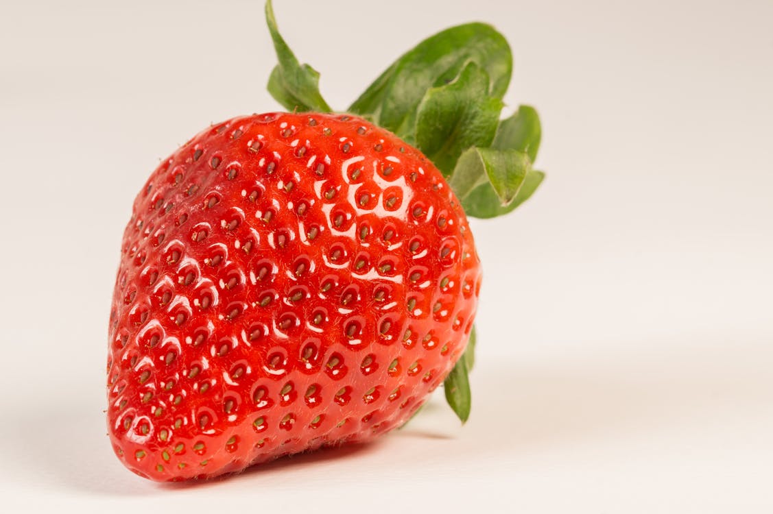 Macro Photography of Strawberry