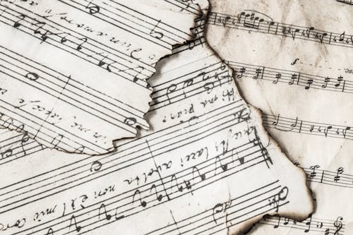 Free Music Notes Stock Photo