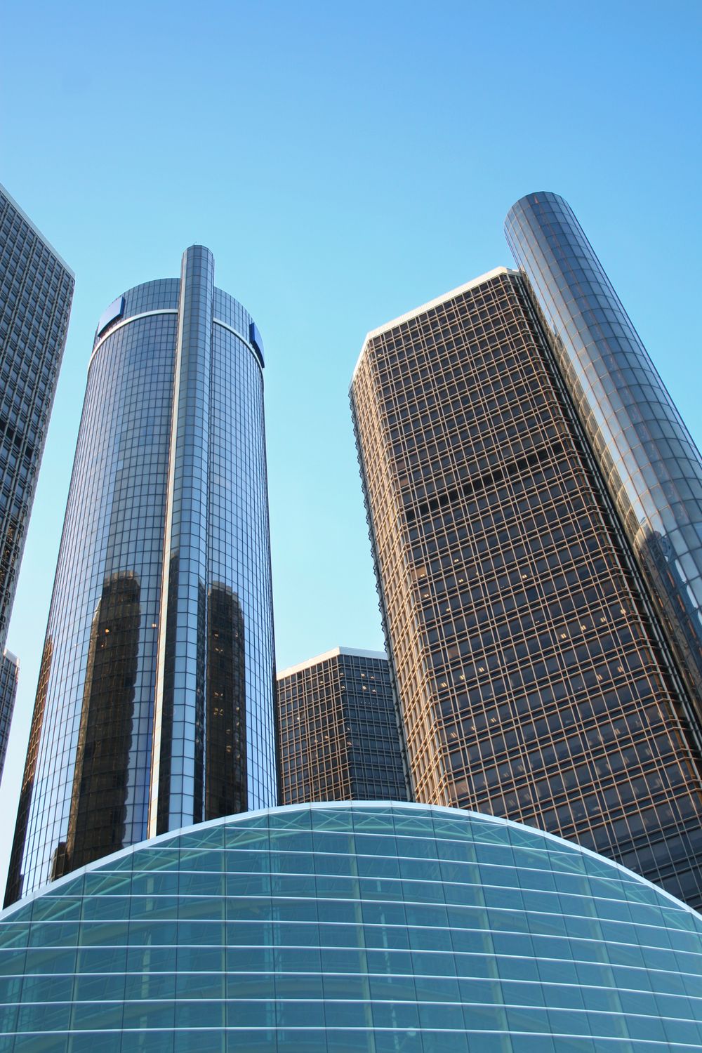 Glass High Rise Glass High Rise Building on Low Angle Photography at Daytime · Free ...