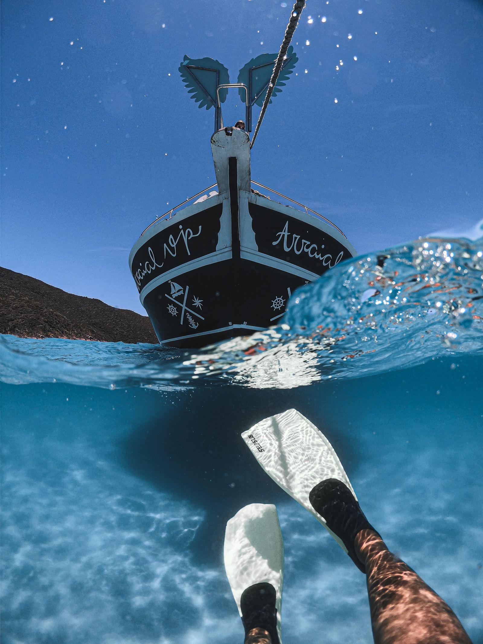 Snorkel the shallow reef