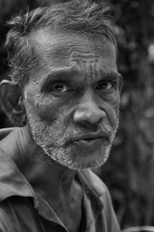 Free Close Up Photo of an Elderly Man Stock Photo