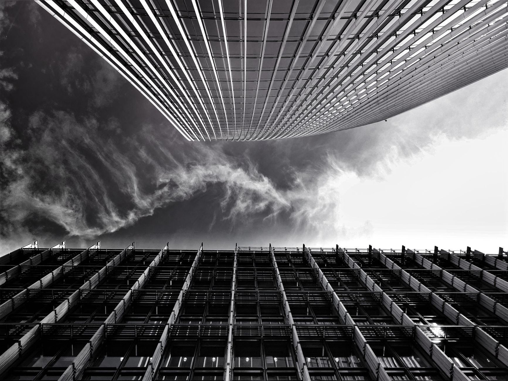 Grey Scale Photo of Buildings · Free Stock Photo