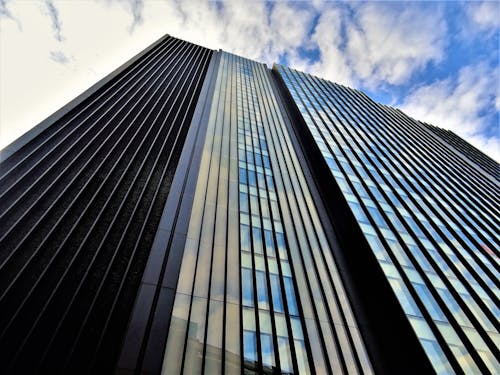 Worm's Eye View Of Building