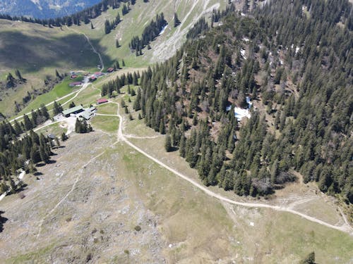 Gratis lagerfoto af bjerg, dronefotografering, droneoptagelse