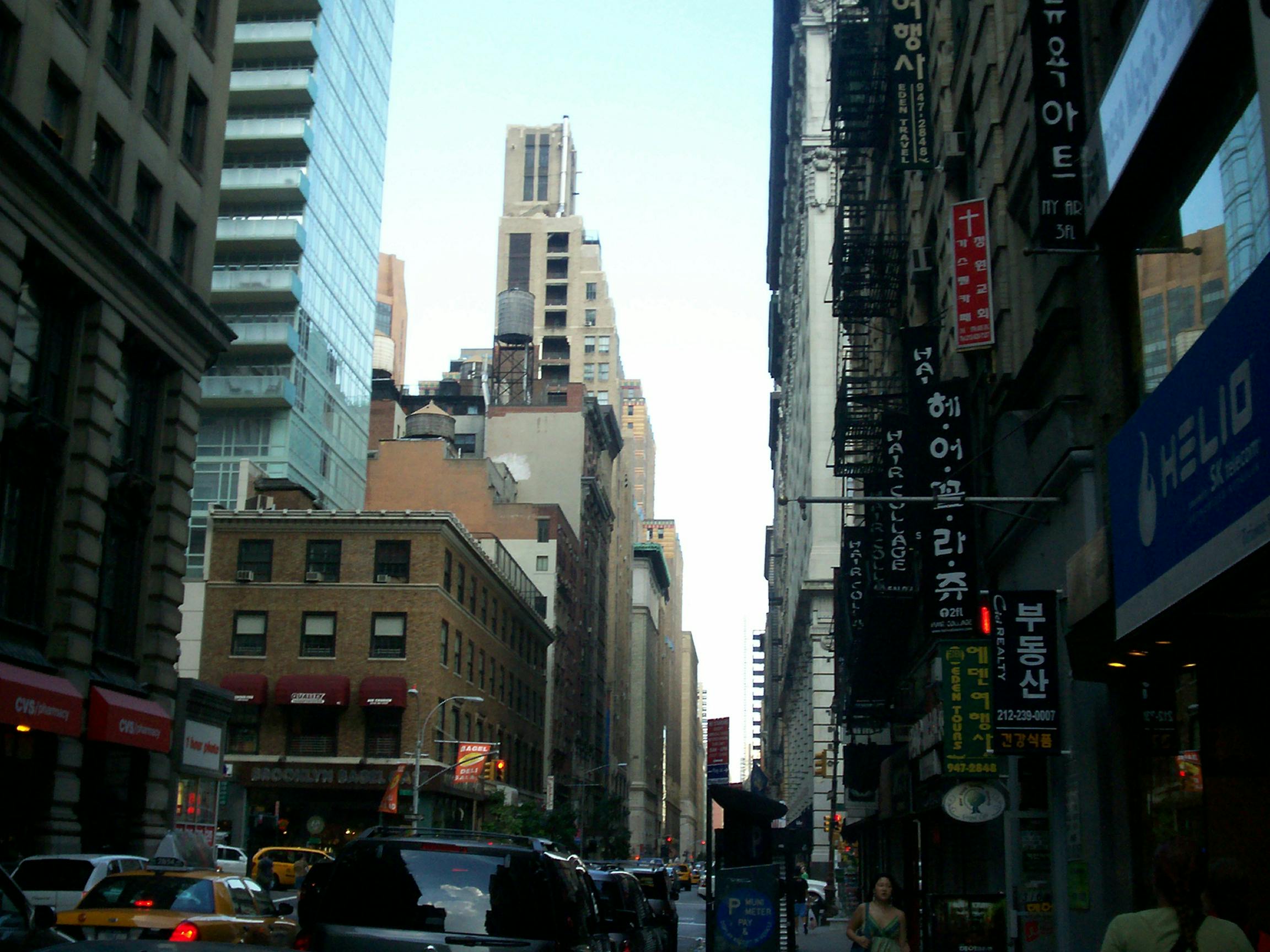 Free stock photo of multi-storey buildings, new york, street level