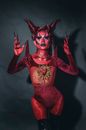 Red and Gold Dragon Figurine