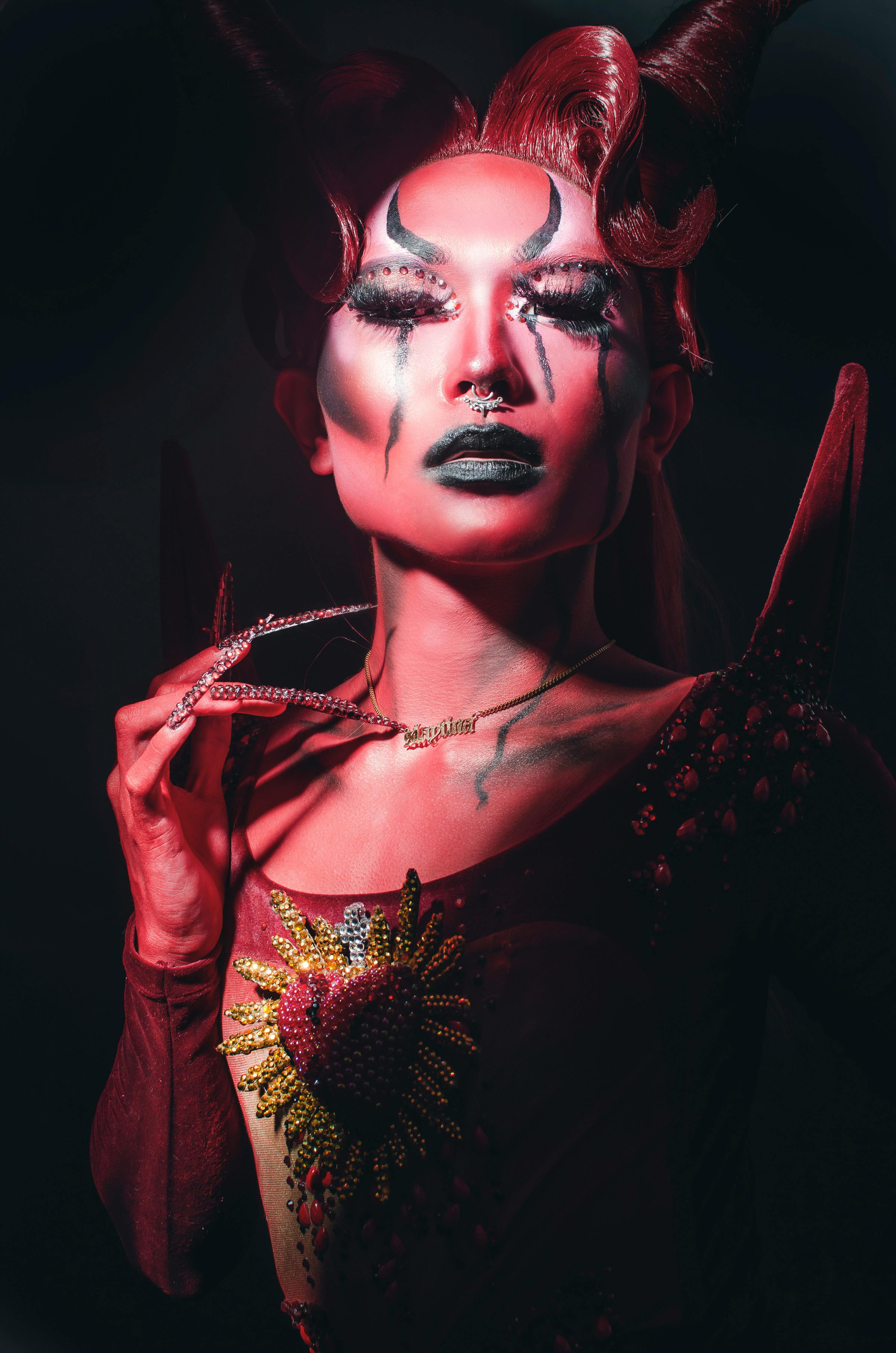 grátis Foto profissional grátis de arrepiante, artes do corpo, artista Foto profissional