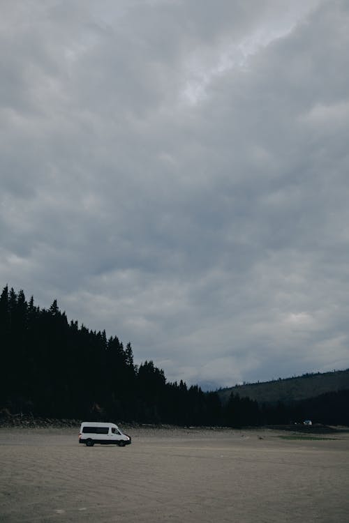 An RV on a Beach