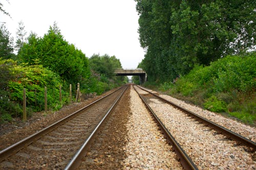 Immagine gratuita di binari ferroviari, ferrovie, guida