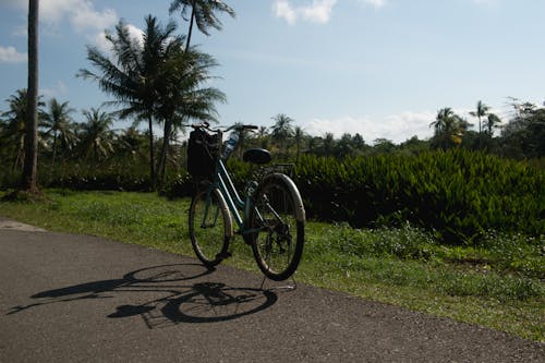Photos gratuites de bicyclette, coucher de soleil, lumière du soleil