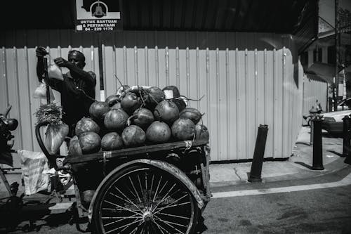Photos gratuites de bord de la route, indien, l'eau de noix de coco