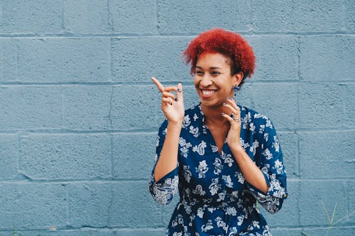 Free Photo of Woman Laughing Stock Photo