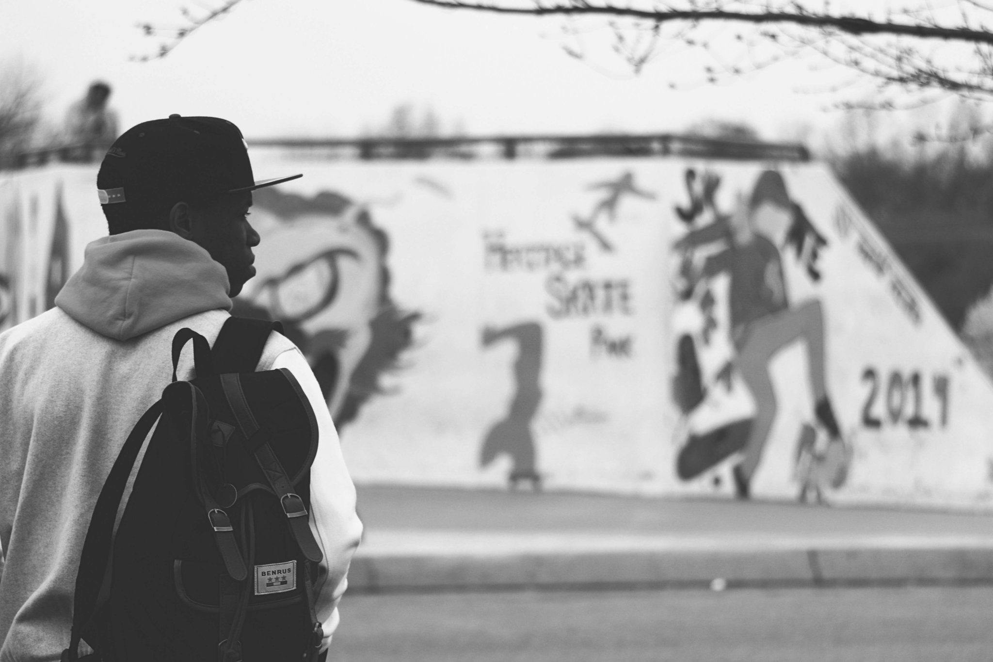 Man With Black Backpack · Free Stock Photo