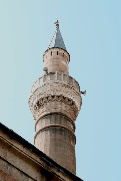 Low Angle Shot of a Tower