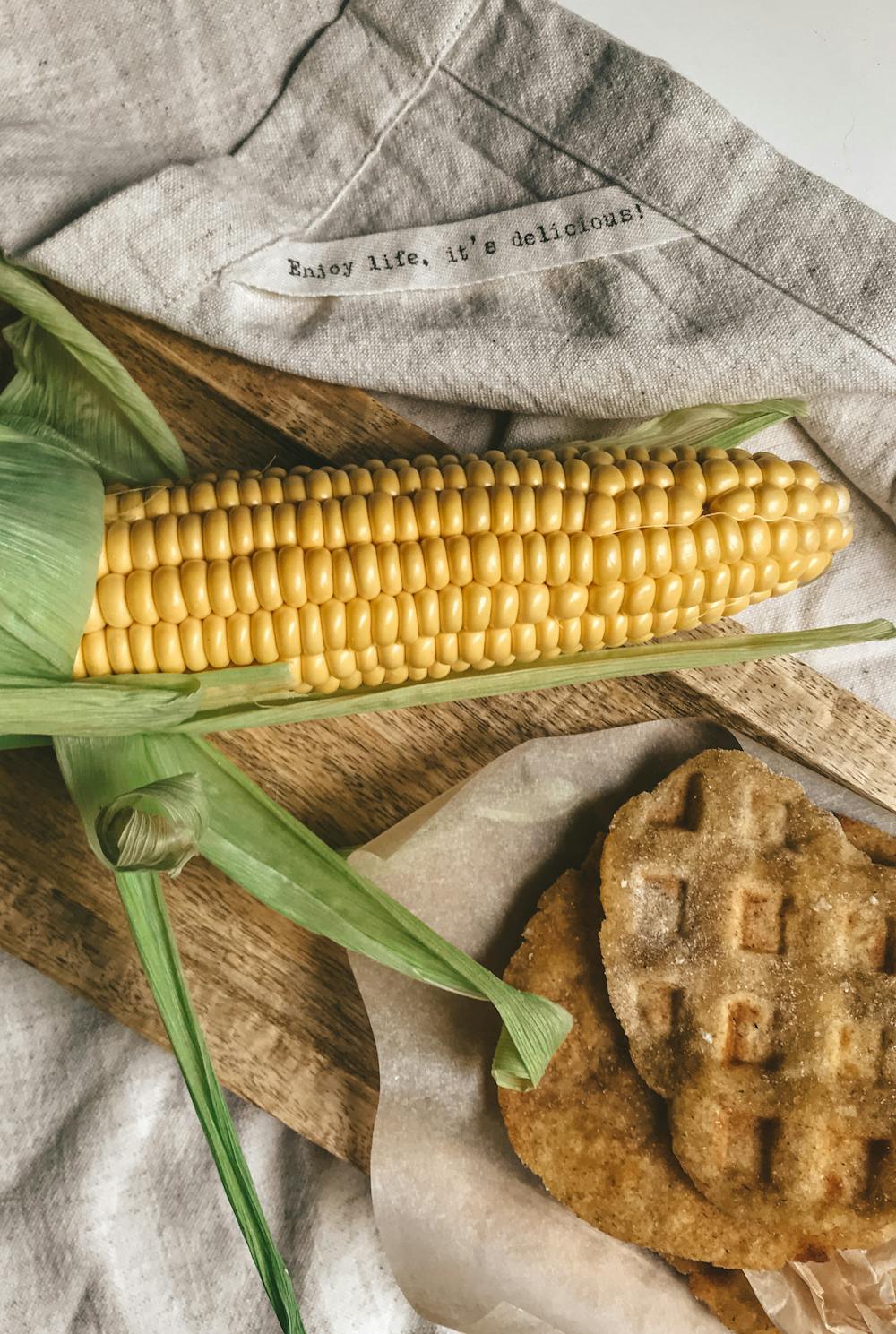 Sweet Corn Muffin Pancakes