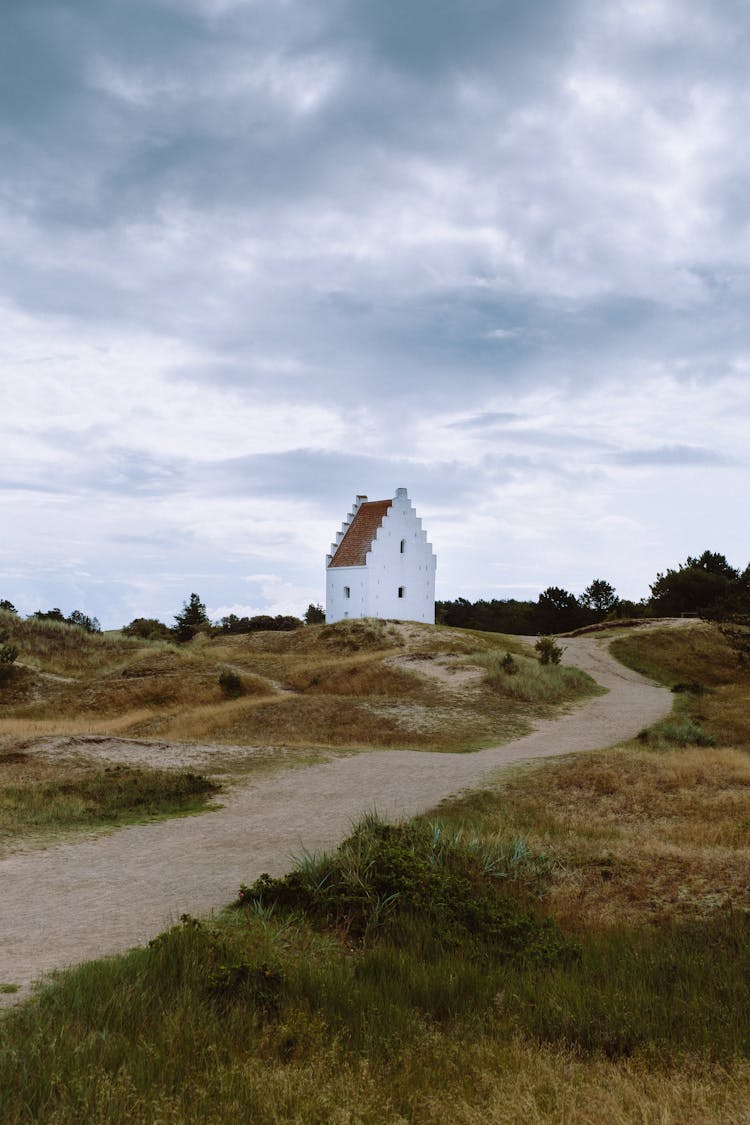 Sand-Covered Church In Skagen, Denmark