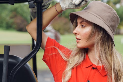 Young Woman at a Golf Club 