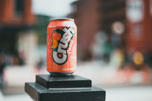 Free Close-up Photo of a Soda in a Can Stock Photo