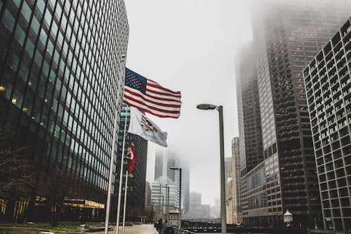 Photo of High Rise Buildings on a Foggy Day