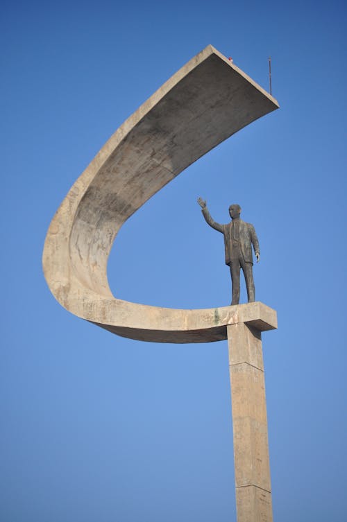 Free 
The Statue at the JK Memorial in Brazil Stock Photo