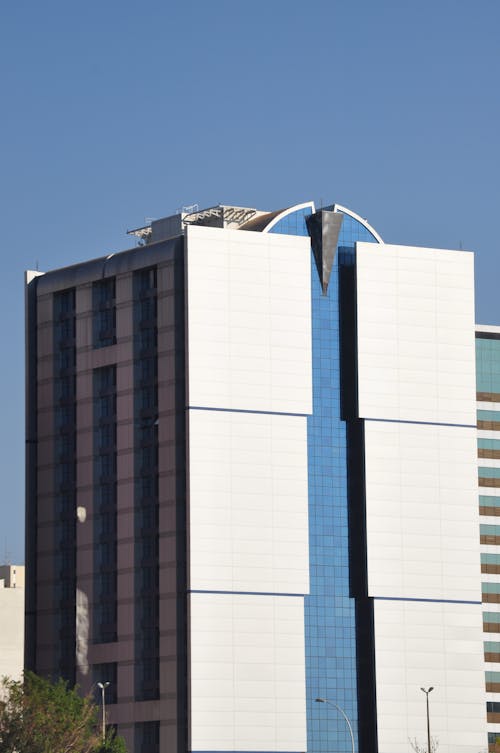 Clear Sky over Office Building