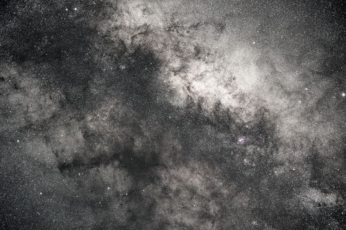 Free A mesmerizing view of the Milky Way galaxy showcasing countless stars in the night sky. Stock Photo