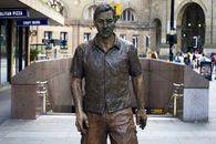 A Walking Man Statue in Newcastle England