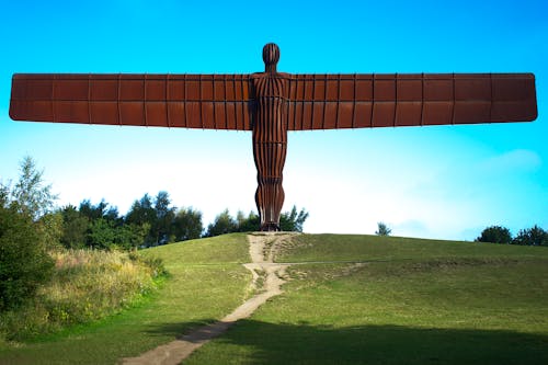 Foto profissional grátis de anjo do norte, atração turística, destino de viagem