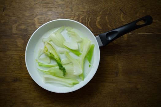 White Frying Pan