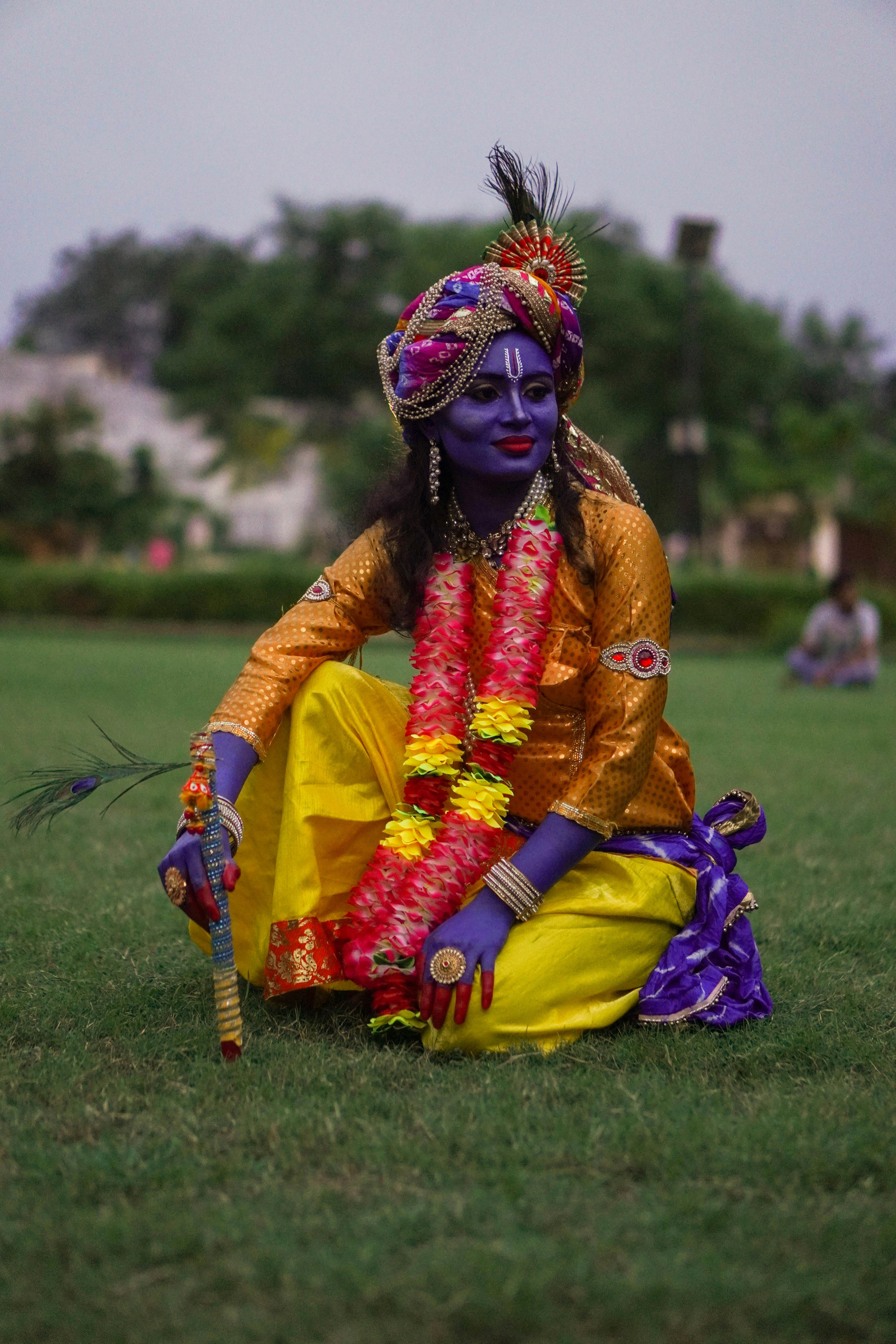 Ahhaaaa Kids Ethnic Yellow Krishna Dress Dhoti and Kurta For Kids Boys –  ahhaaaa.com