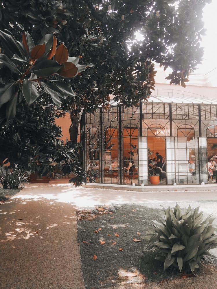 View Of A Restaurant Exterior