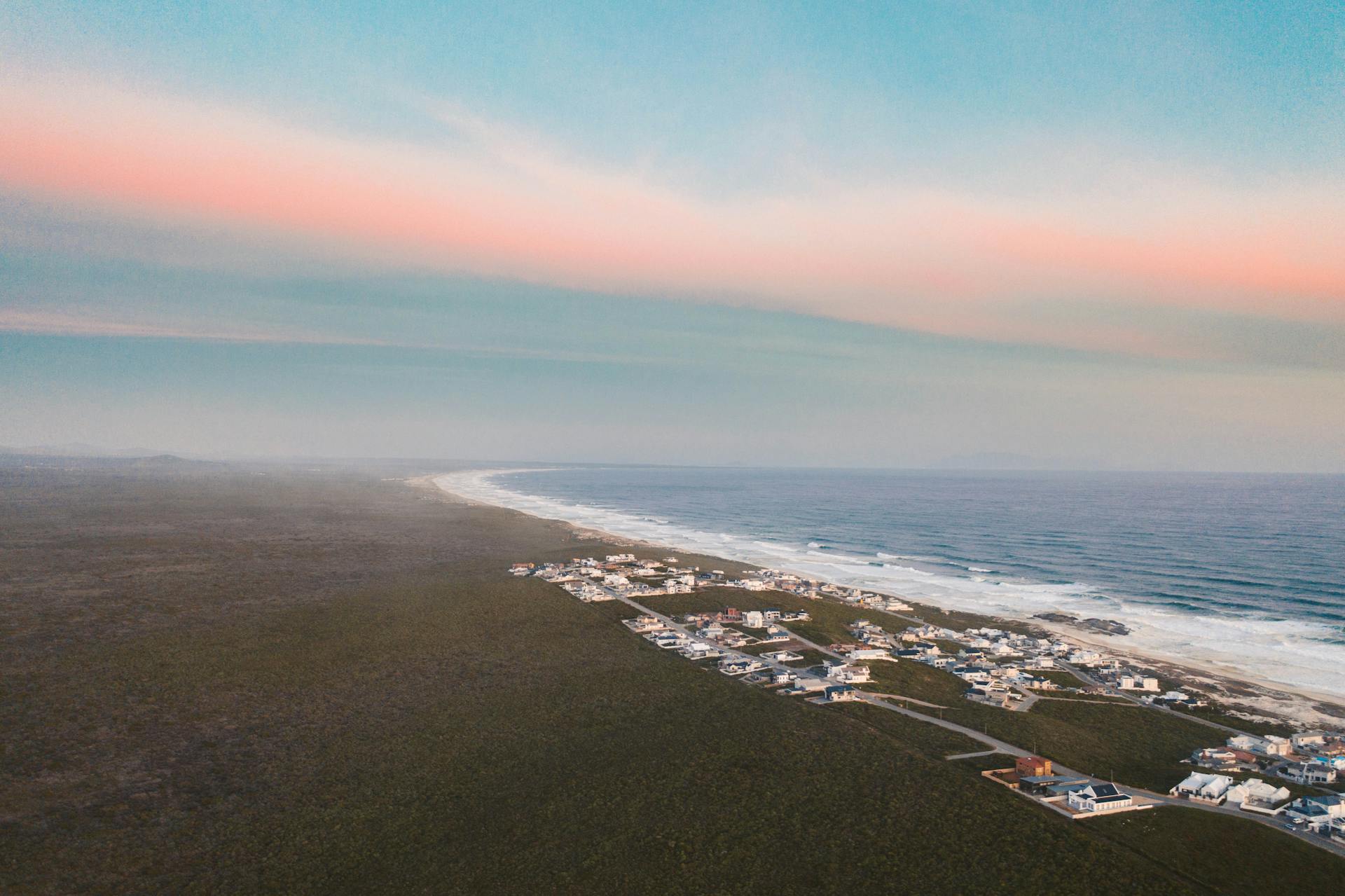 Beachfront Properties along the Shoreline