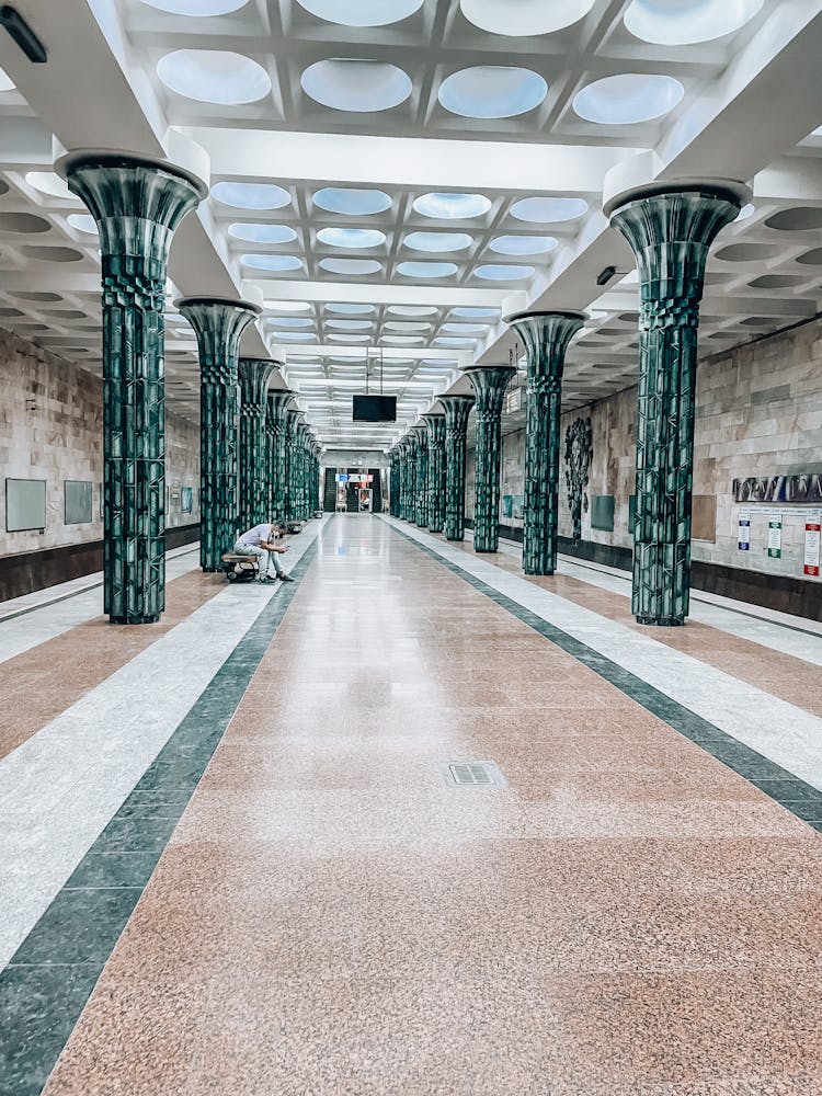 Gafur Gulom Station In Uzbekistan