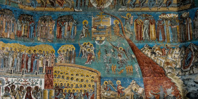 Frescos exteriores del monasterio de Voroneț
