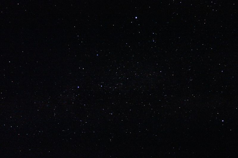 Night sky with stars and milky way
