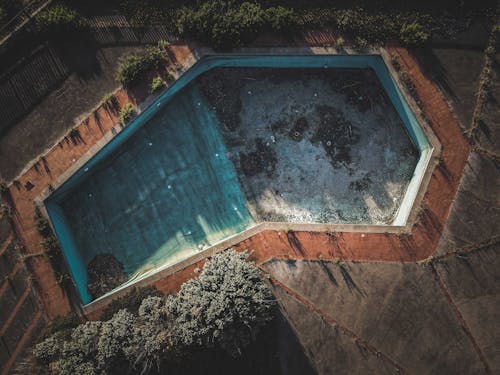Empty Concrete Swimming Pool